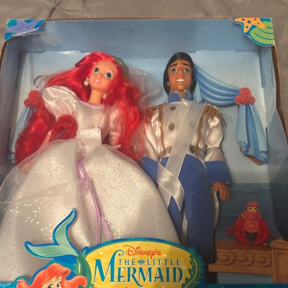 Mattel Other - Disney Little Mermaid Wedding Gift Set Ariel Prince Eric Mattel 1997 Sealed box